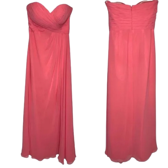 Bill Levkoff Dresses & Skirts - Bill Levkoff dress Formal gown salmon pink long maxi dress Size 14